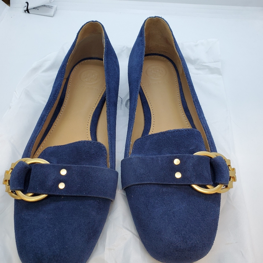 Tory burch shoe size 6 navy blue color